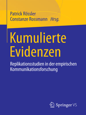 cover image of Kumulierte Evidenzen